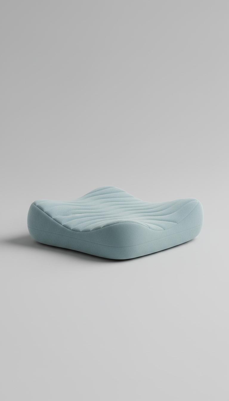 Coussin gel ergonomique bleu glacier