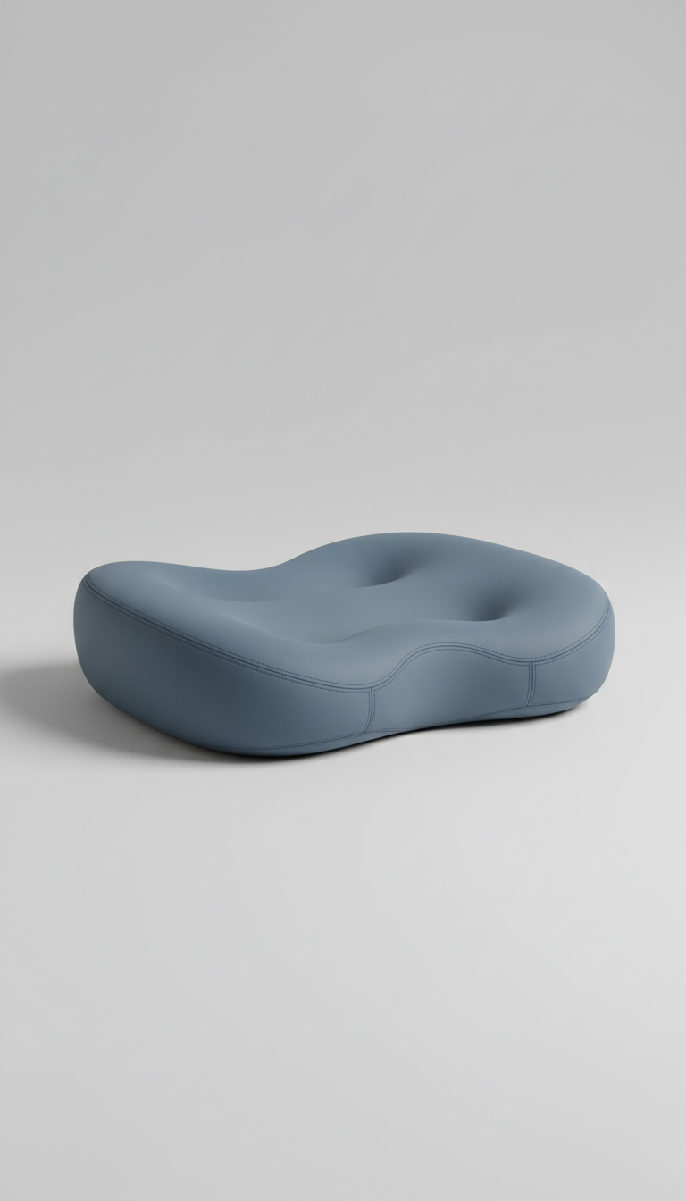 Coussin gel ergonomique bleu ardoise